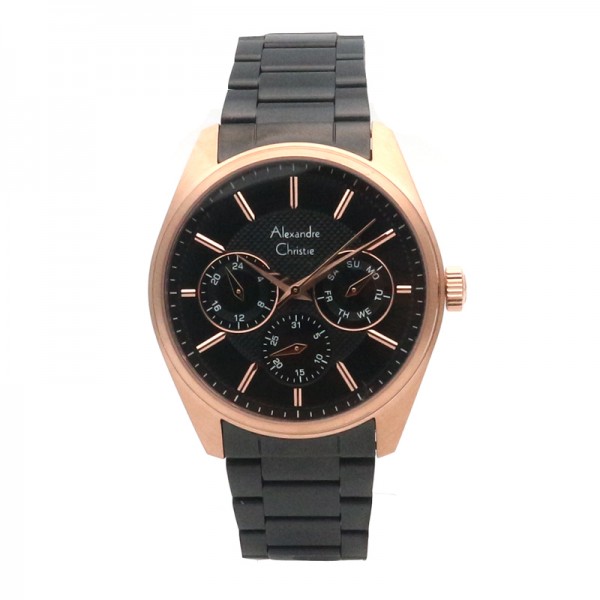 Alexandre Christie AC 6514 Rosegold Black MFBBRBA